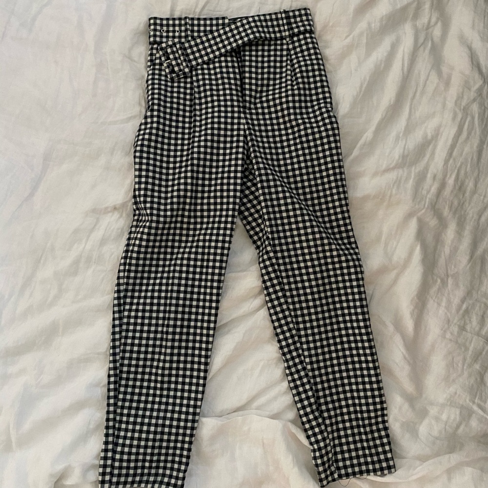 Zara gingham pants